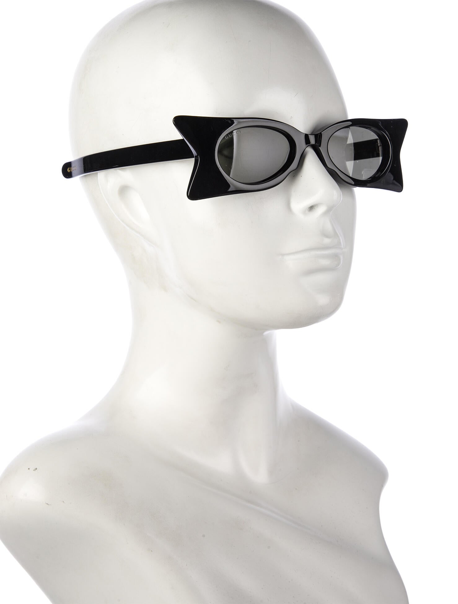 Gucci Web Accent Cat-Eye Sunglasses